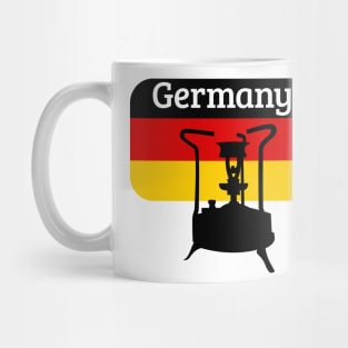 Pressure Stove with German Flag Mug